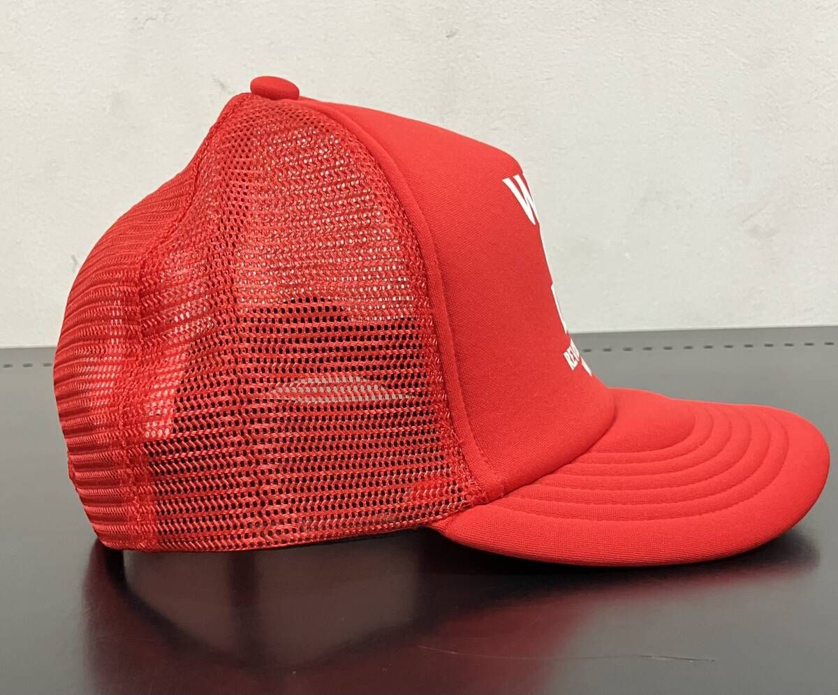 RATS ラッツ WAY OF LIFE MESH CAP メッシュキャップ サイズF 25 SPA-0701 レッド ポリエステル ほつれあり