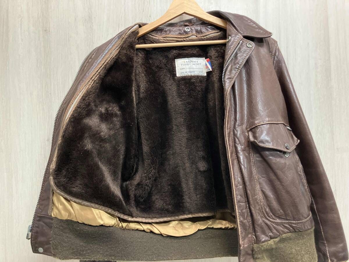 SCHOTT ショット フライトジャケット 革ジャン / A-2 G-1 / ブラウン