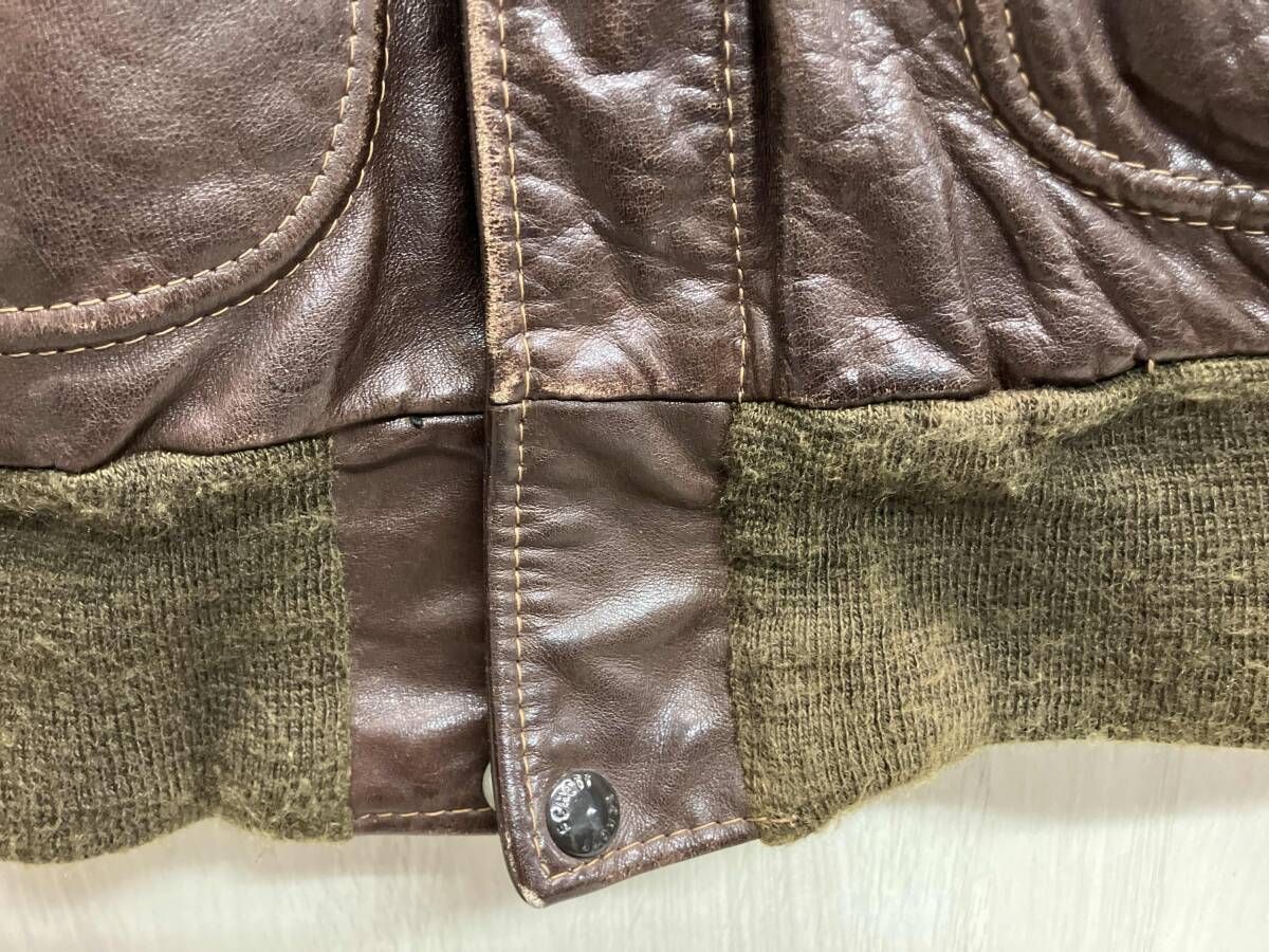 SCHOTT ショット フライトジャケット 革ジャン / A-2 G-1 / ブラウン