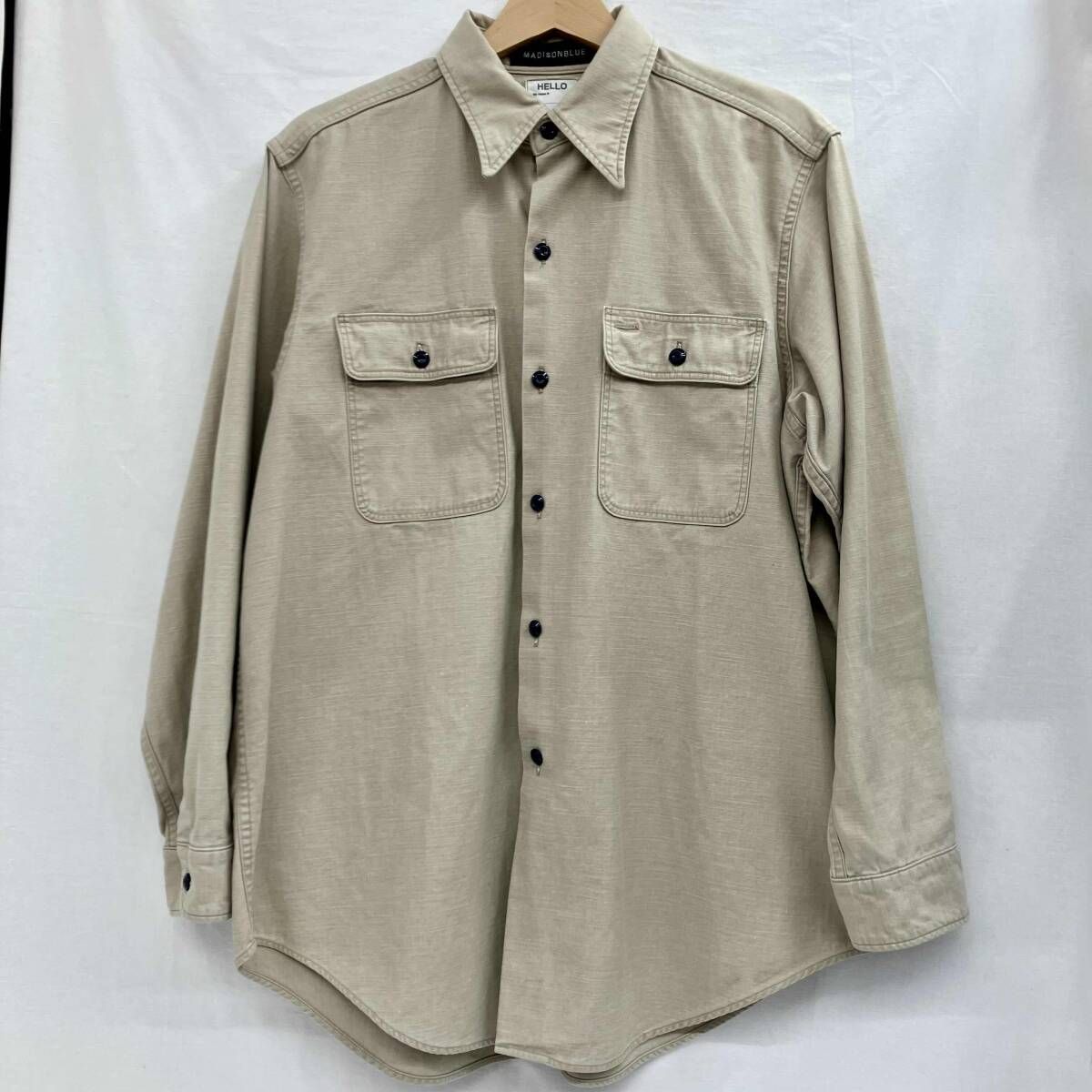 MADISONBLUE/マディソンブルー/長袖シャツ/HAMPTON BACK SATIN SHIRT