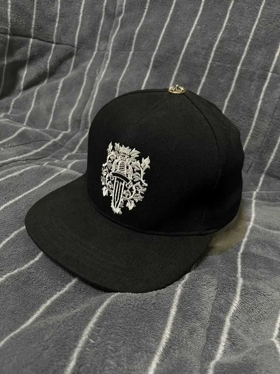 クロムハーツ バインダガー 刺繍 ウール 帽子 スナップバック ベースボール キャップ