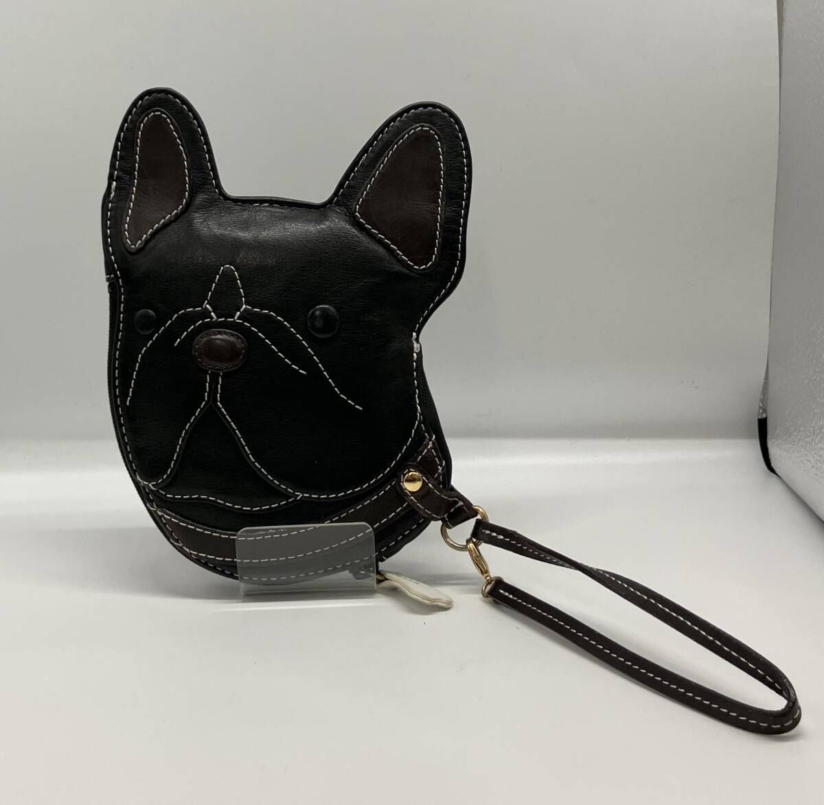 Kitamura キタムラ MOTOMACH バッグ 犬 フレンチブルドッグ エコバッグ エコバッグポーチ 革ポーチ