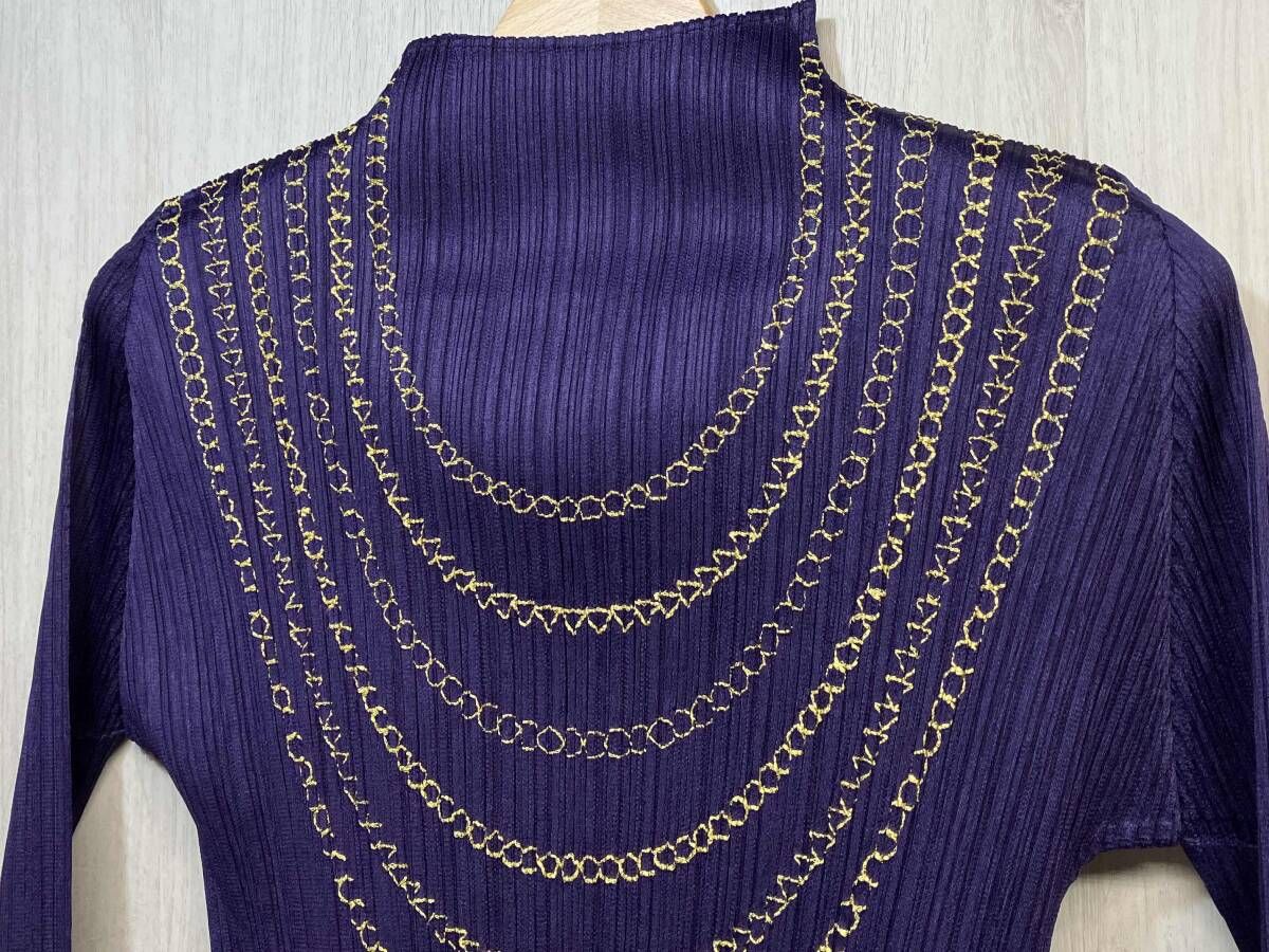 PLEATS PLEASE ISSEY MIYAKE PP03-JK664 ハイネック 長袖 Tシャツ