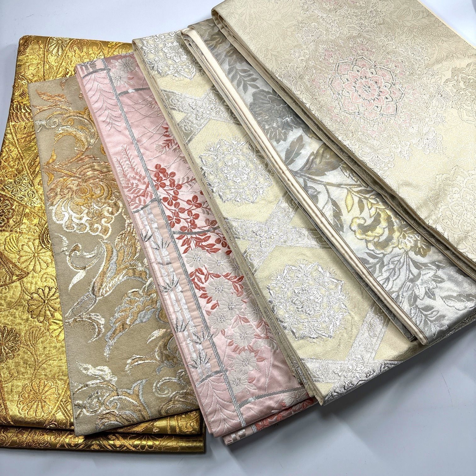 袋帯 6枚 正絹 帯まとめ売り 同梱購入歓迎 リメイク用 着付け練習用