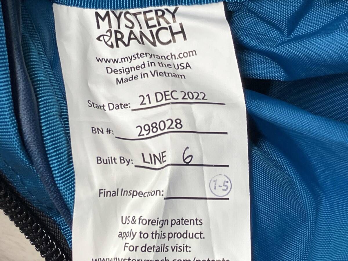  MYSTERY RANCH SCREE 32 ミステリーランチ リュック バックパック ブルー 青 バックパック ザック リュック バッグ