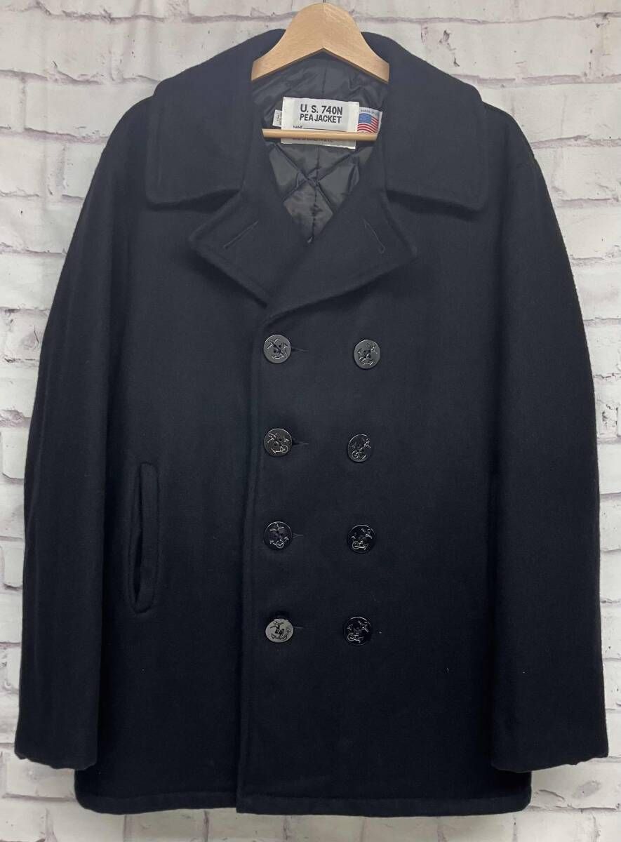 SCHOTT ショット 740US PEACOAT ピーコート 8ボタン ブラック 米国製