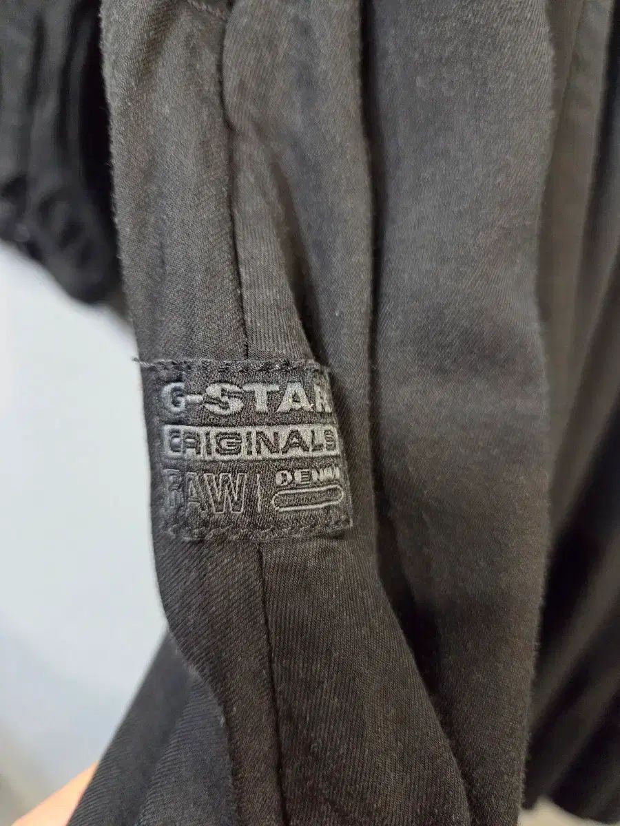  G STAR RAW ブラック ロング ONE PIECE XS 長袖 七分袖 ひざ丈ワンピース