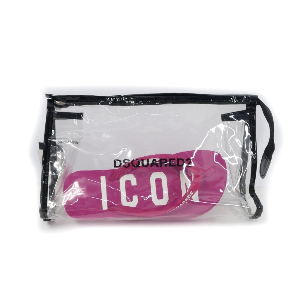  ディースクエアード 22 SS BE ICON FLIP FLOPS ビーチサンダル 37 ピンク サンダル サンダル ミュール