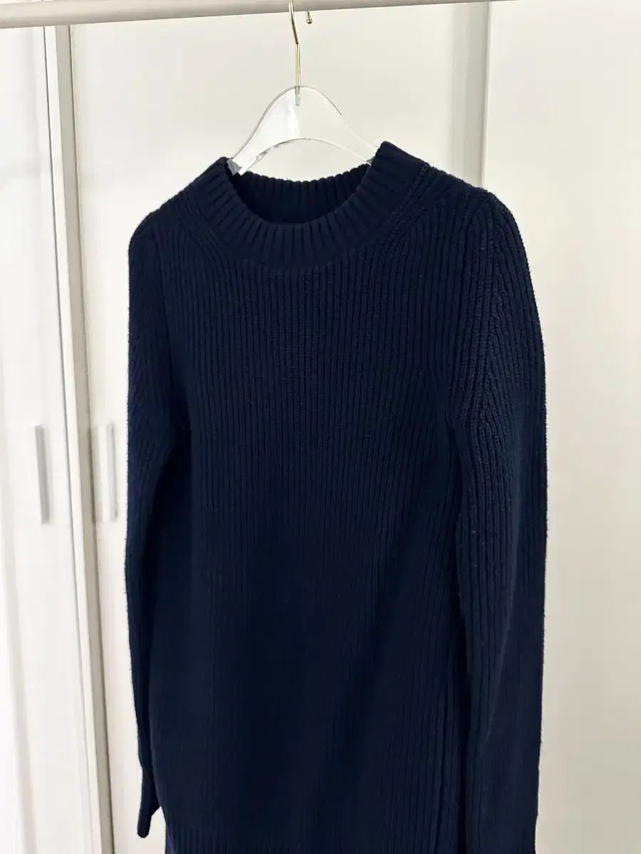 SACAI サカイ ネイビー ミックス ニット ONE PIECE - メルカリ