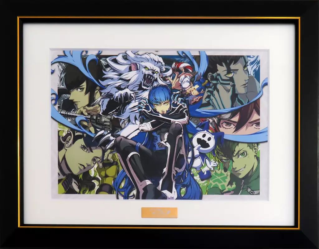 ★真・女神転生 30周年感謝祭 シリアルナンバー入り複製原画 中古】原画イラストボード 付属品付)シリアルナンバー入)真・女神転生