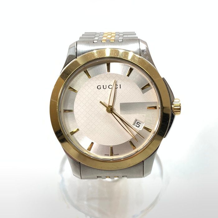 品 GUCCI グッチ Gタイムレス 126.4 クォーツ 腕時計 ブランド 197-251213-gm-05-fuz