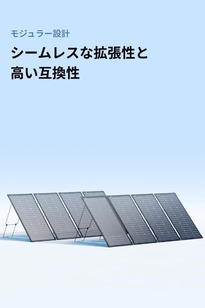  EcoFlow 125 W 両面ソーラーパネル 認定整備済品 電池 充電池アクセサリー 電池 充電池