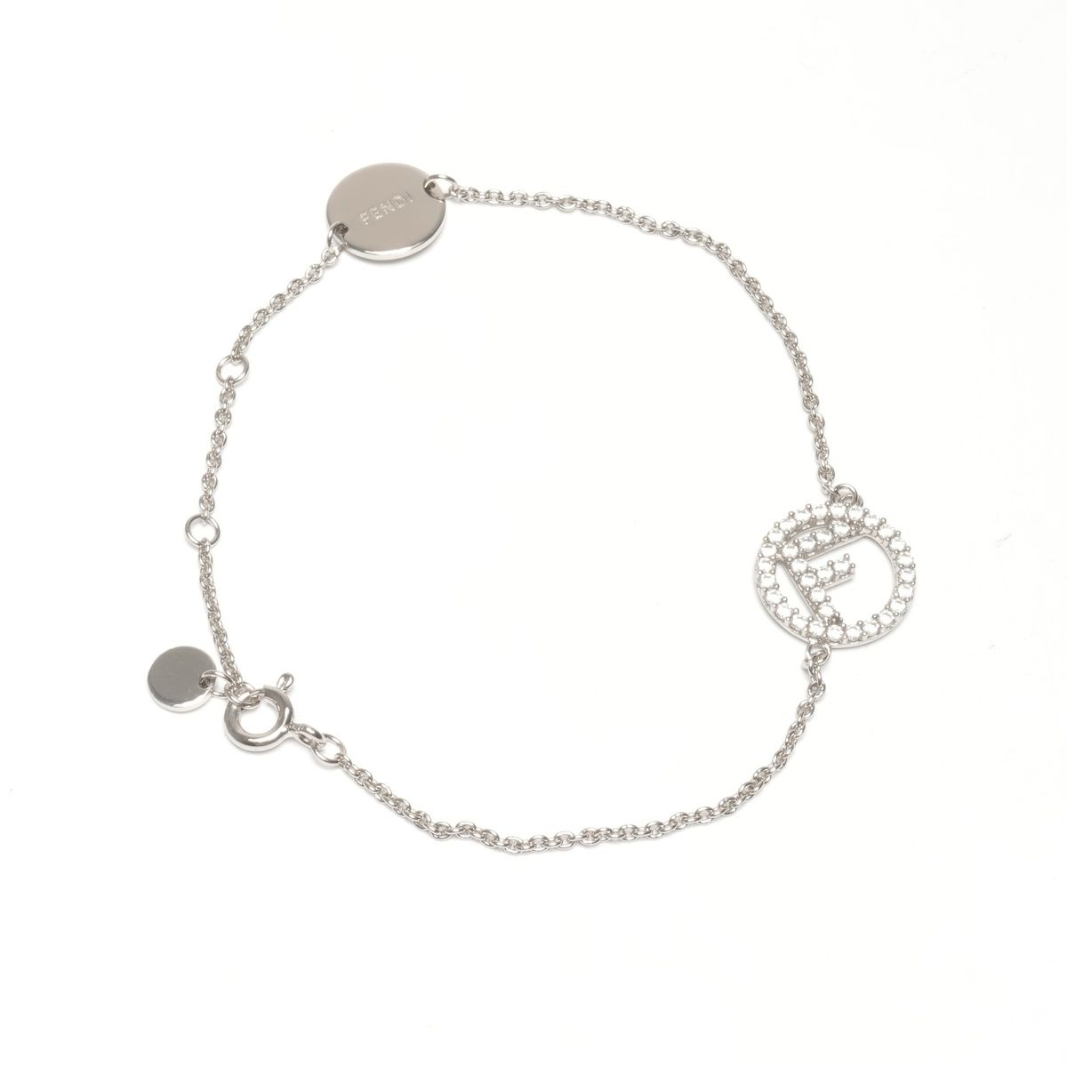 人気✨　FENDI　フェンディ　ブレスレット　エフイズ　ロゴ　1144 FENDI フェンディ ブレスレット エフイズ ロゴ - メルカリ