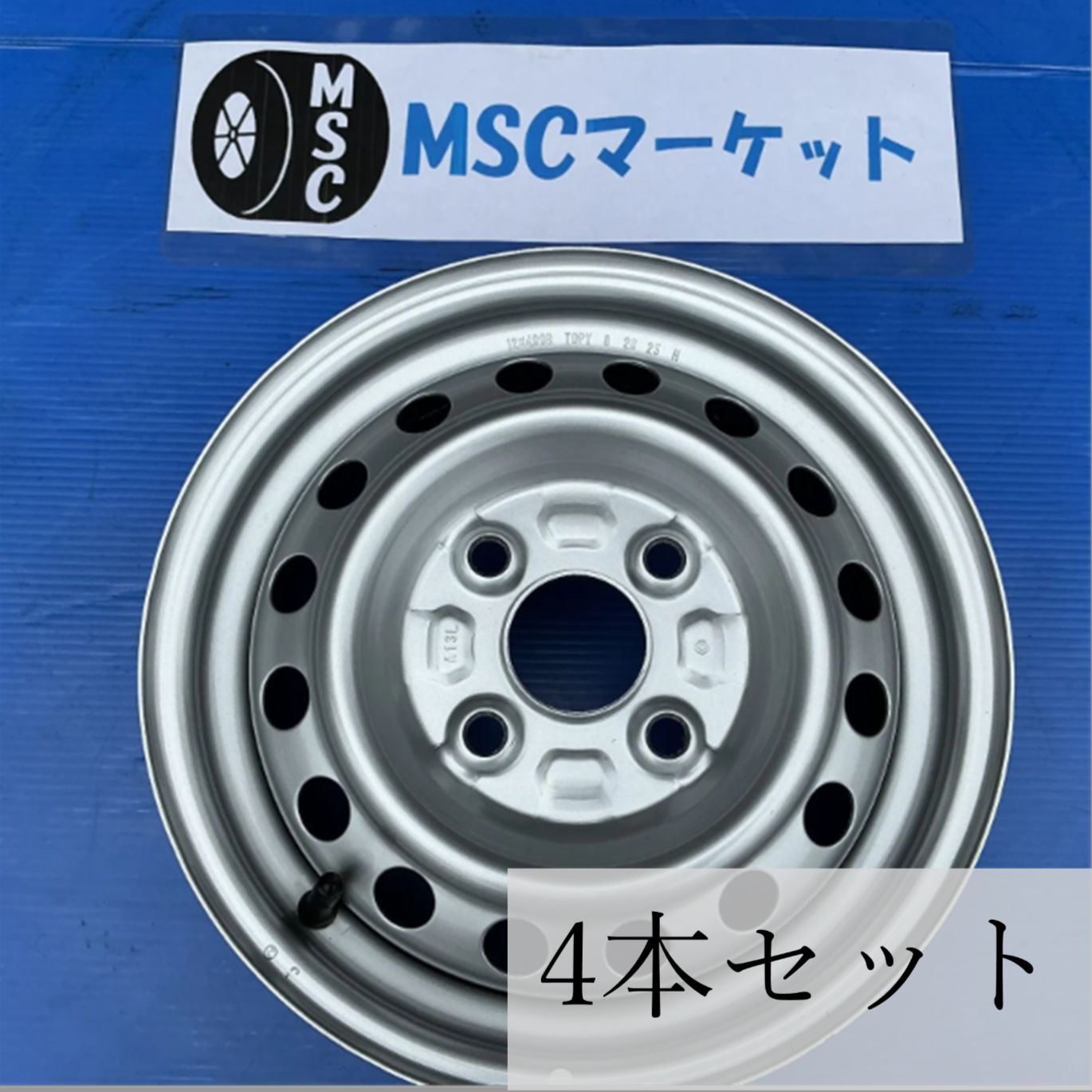 新古品スチール】4.0-12 ダイハツ 純正 4H 100 4枚 - メルカリ