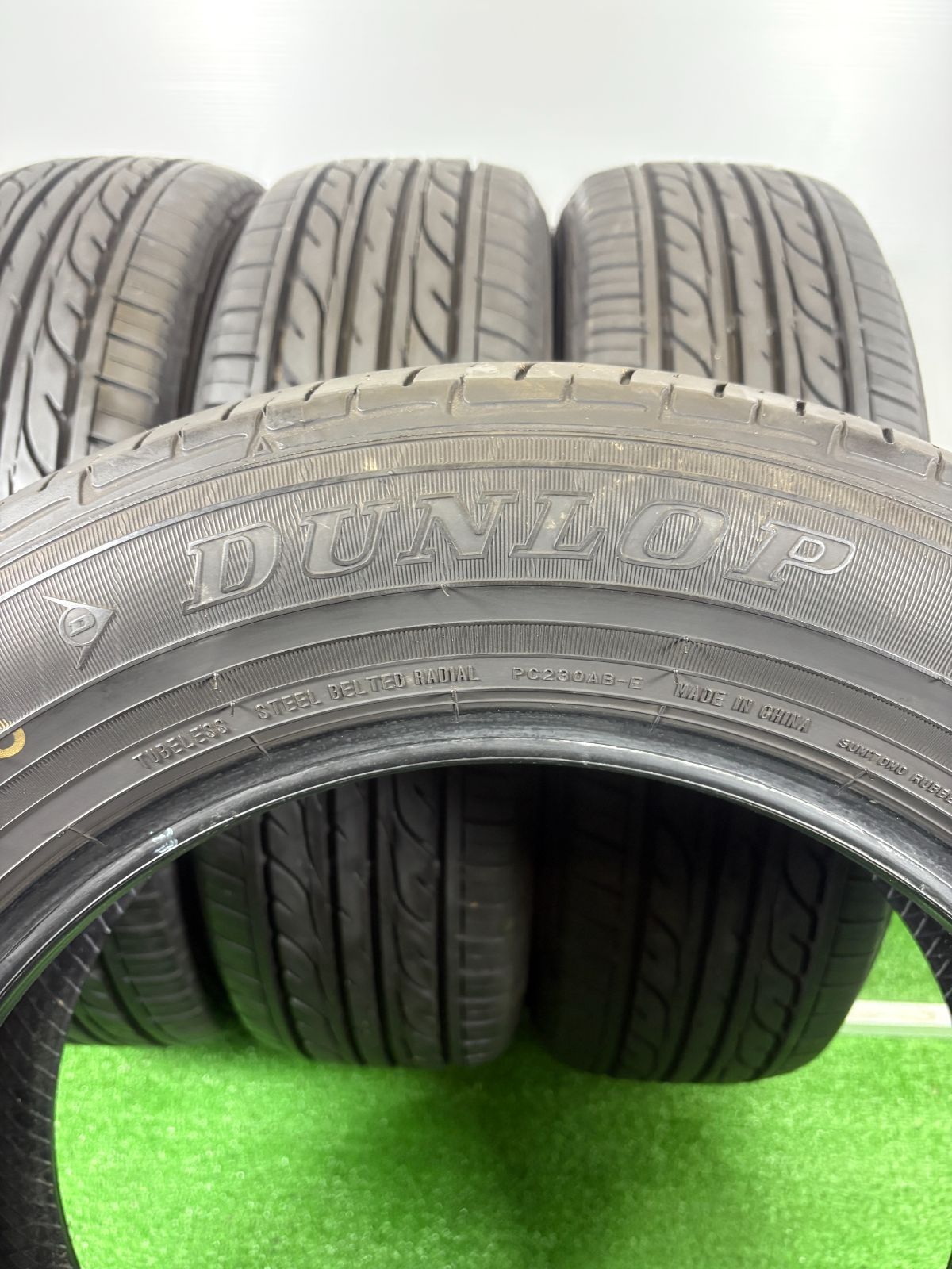 送料無料☆185/65R15 ダンロップ EC202 2019年製 4本 夏 タイヤ