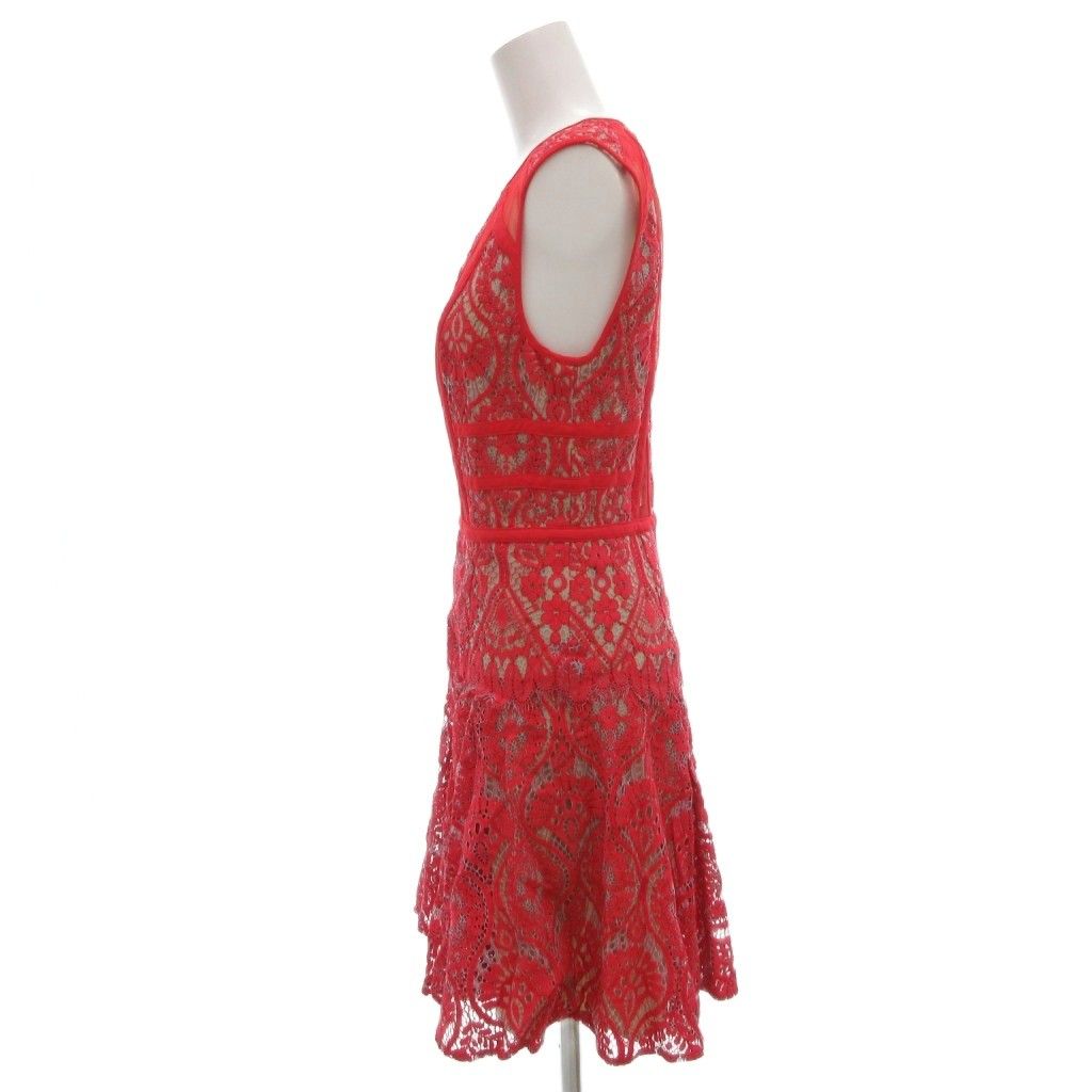 ビーシービージーマックスアズリア BCBGMAXAZRIA ワンピース 2 赤