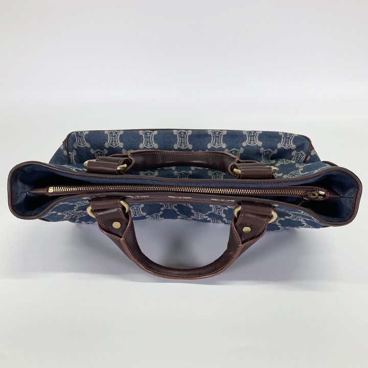 セリーヌ CELINE ブギーバッグ マカダム デニム ハンドバッグ - メルカリ