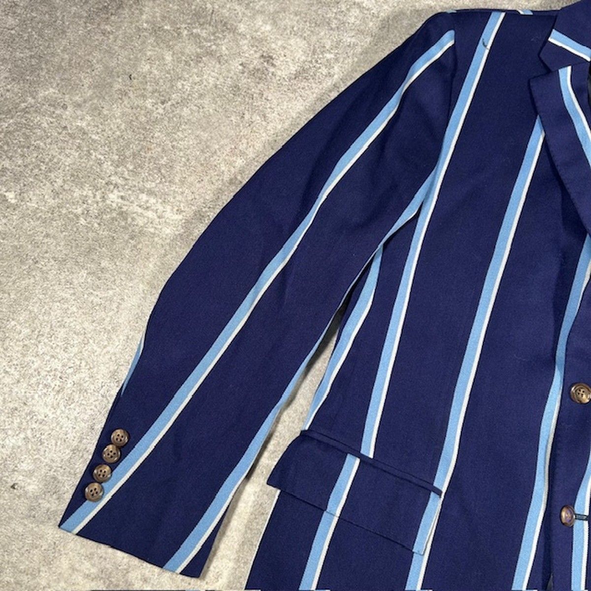 Polo Ralph Lauren ポロ ラルフ ローレン ブルー ウール イタリア製