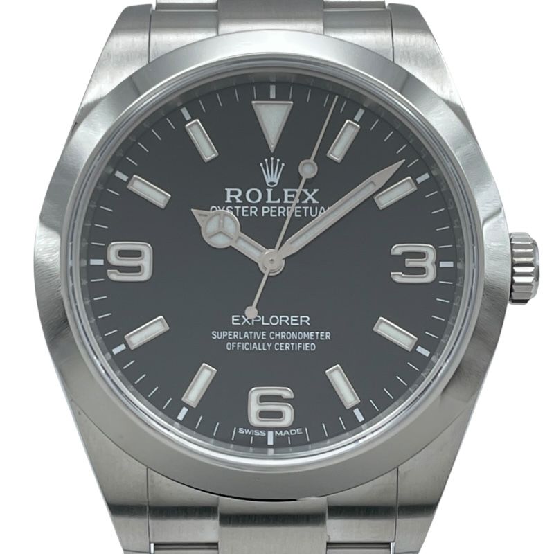 ロレックス ROLEX エクスプローラー1 214270 ブラック SS メンズ 腕時計