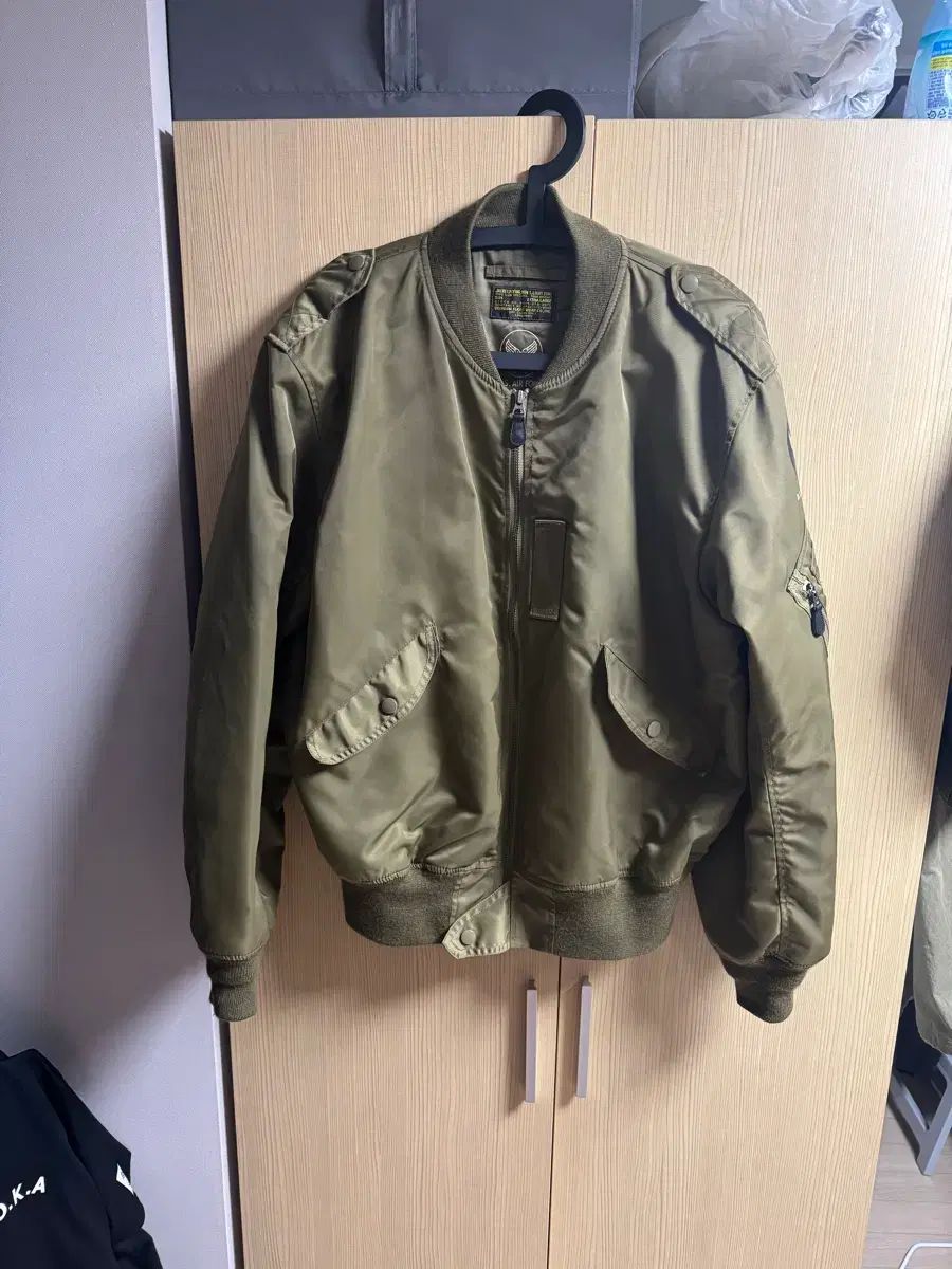 XL BRONSON L 2 MA 1 カーキ ジャケット