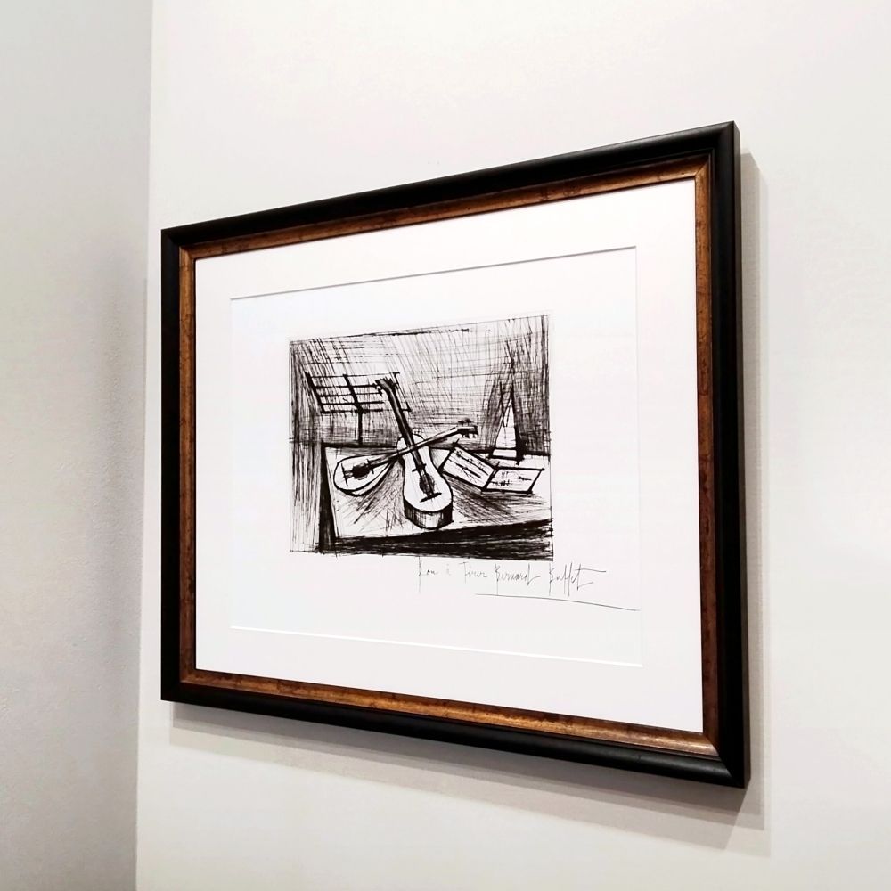 ベルナール・ビュッフェ　「出航」　1962年　オリジナル銅版画　自筆サイン ベルナール・ビュッフェ 「出航」 1962年 オリジナル銅版画 自筆サイン