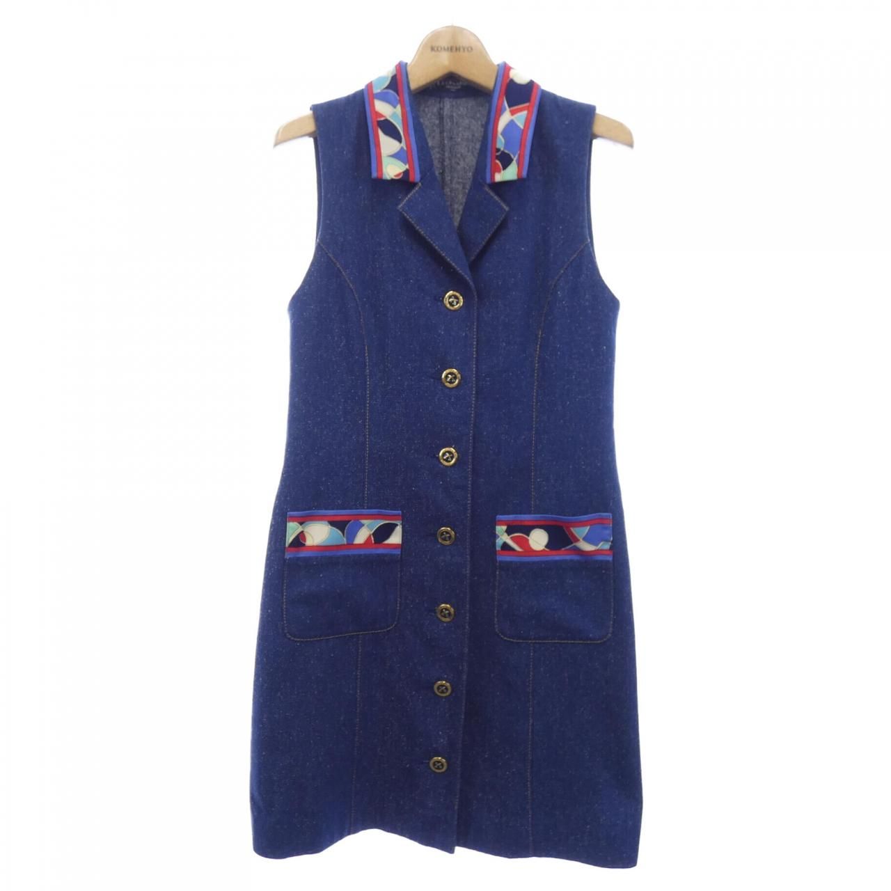 ヴィンテージ】レオナールファッション LEONARD FASHION ワンピース 