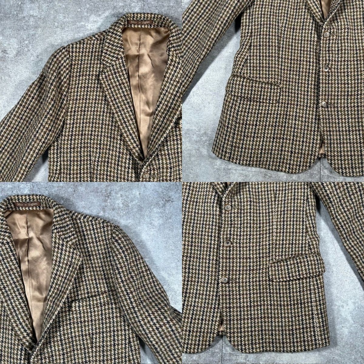 BURTON バートン ウール イギリス製 Harris Tweed ハリスツイード