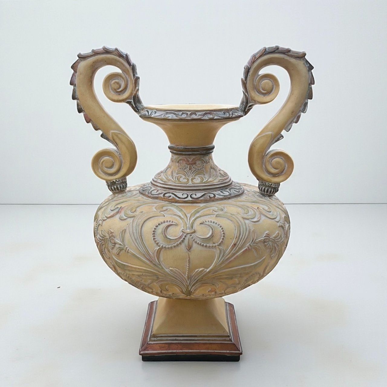 フラワーベース アンティーク風 花瓶 イタリア製