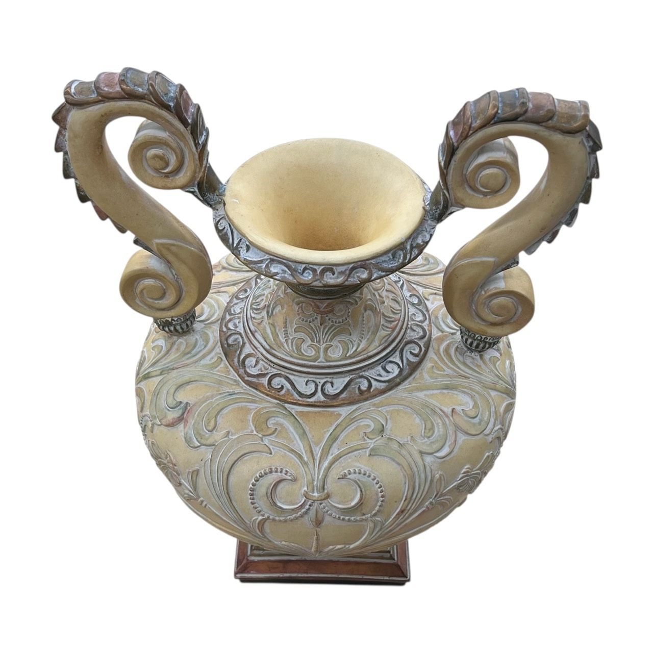 フラワーベース アンティーク風 花瓶 イタリア製 卸売 イタリア製 輸入