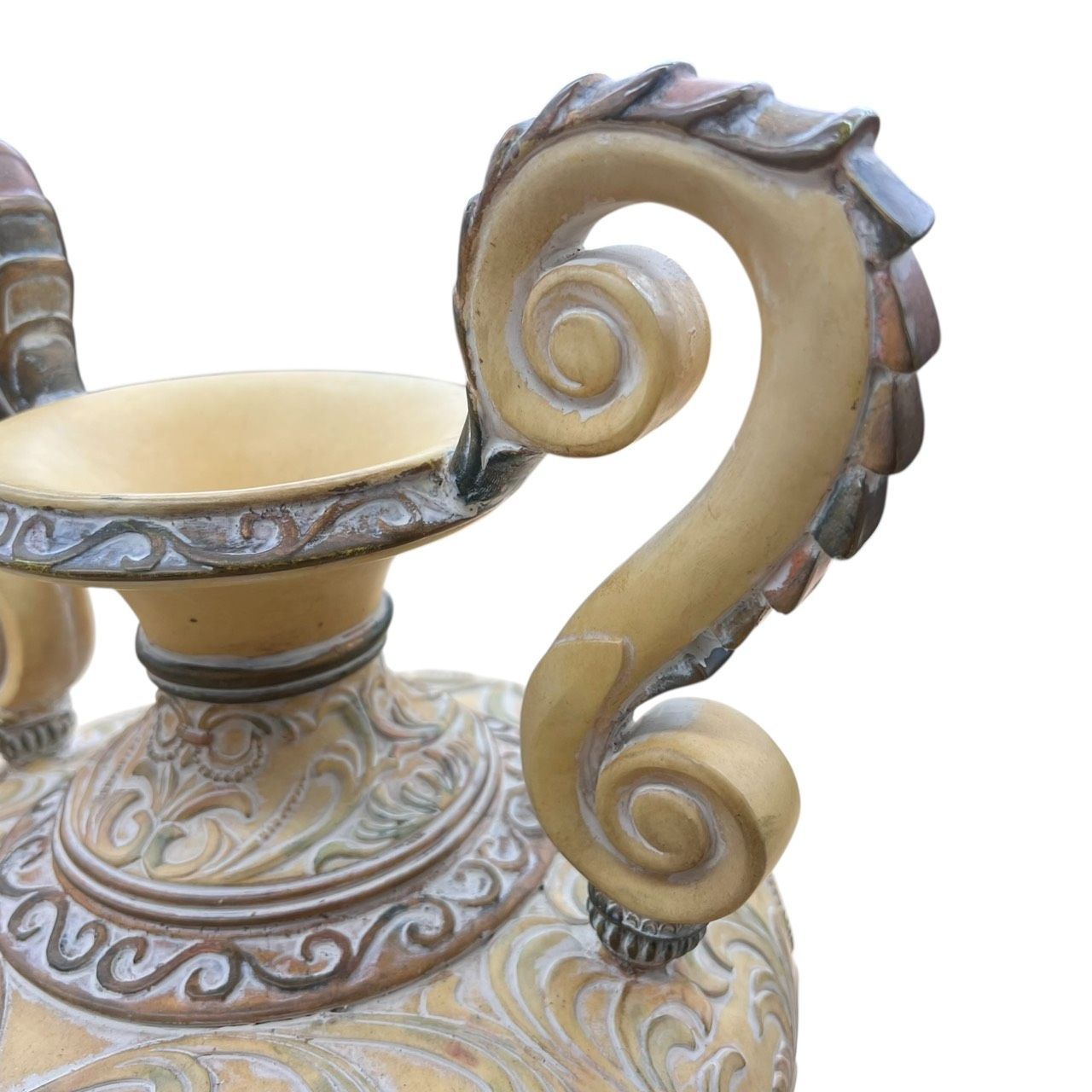 フラワーベース アンティーク風 花瓶 イタリア製 卸売 イタリア製 輸入