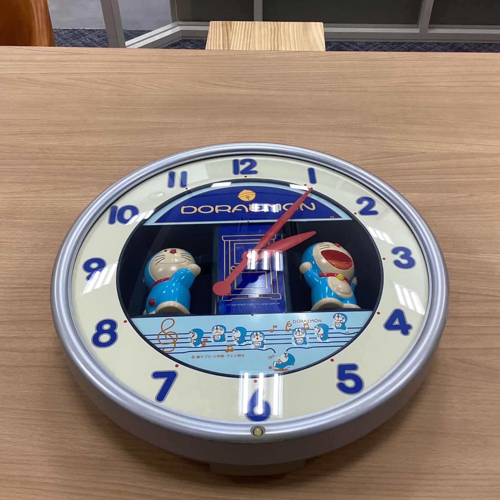 MA429 ドラえもん 掛け時計 からくり時計 大山のぶ代さんの声 - メルカリ