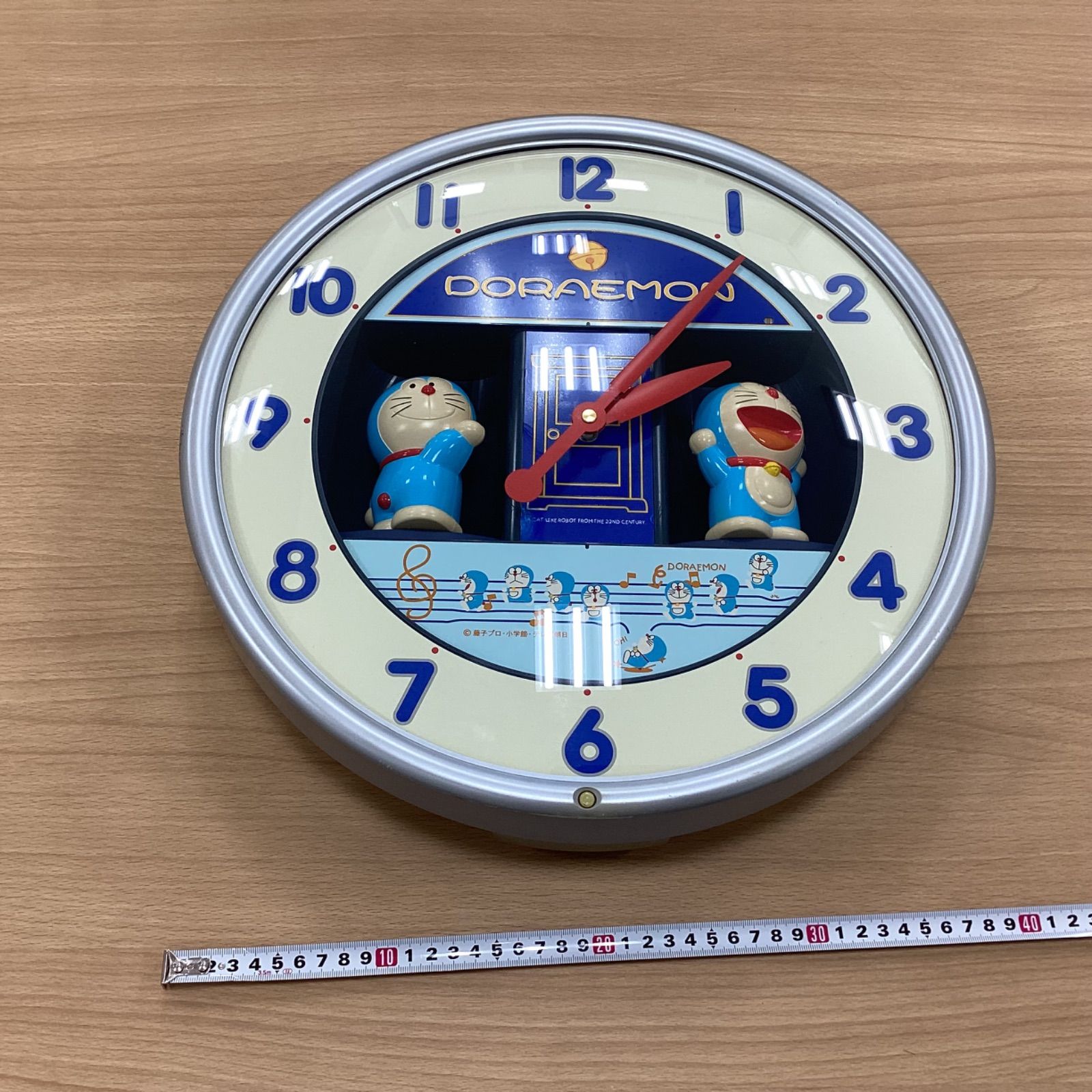 MA429 ドラえもん 掛け時計 からくり時計 大山のぶ代さんの声 - メルカリ