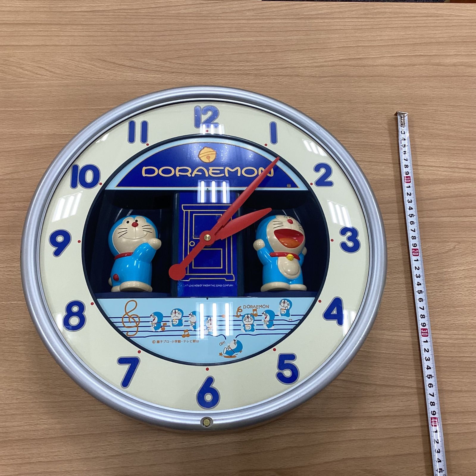 MA429 ドラえもん 掛け時計 からくり時計 大山のぶ代さんの声 - メルカリ