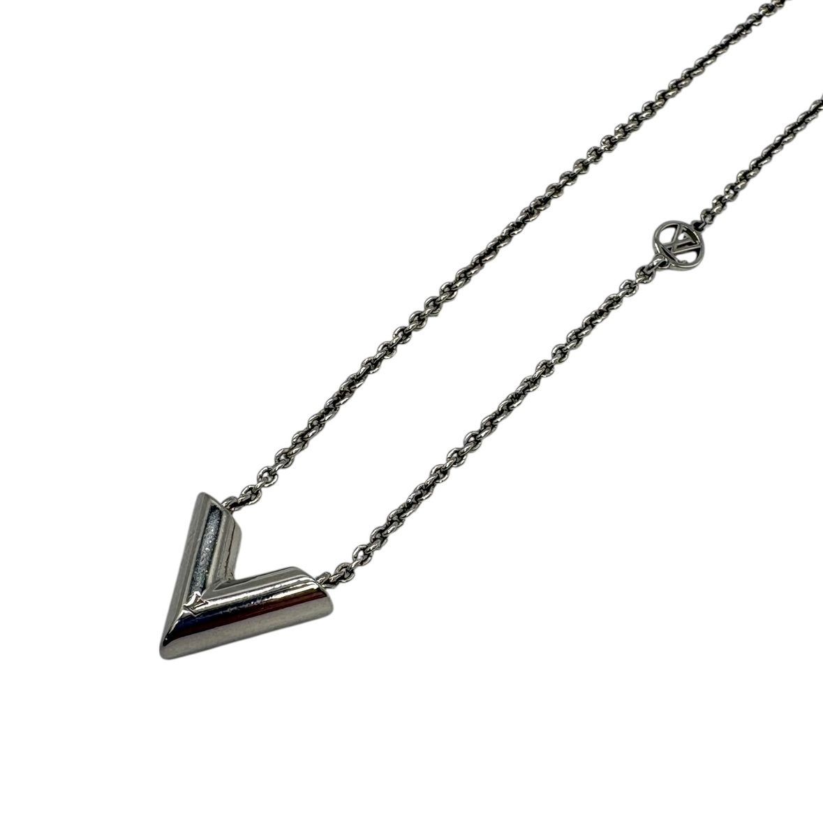 LOUIS VUITTON ルイヴィトン エセンシャルV ネックレス　シルバー 楽天市場】≪Brand new≫ LOUIS VUITTON Essential V Supple Necklace
