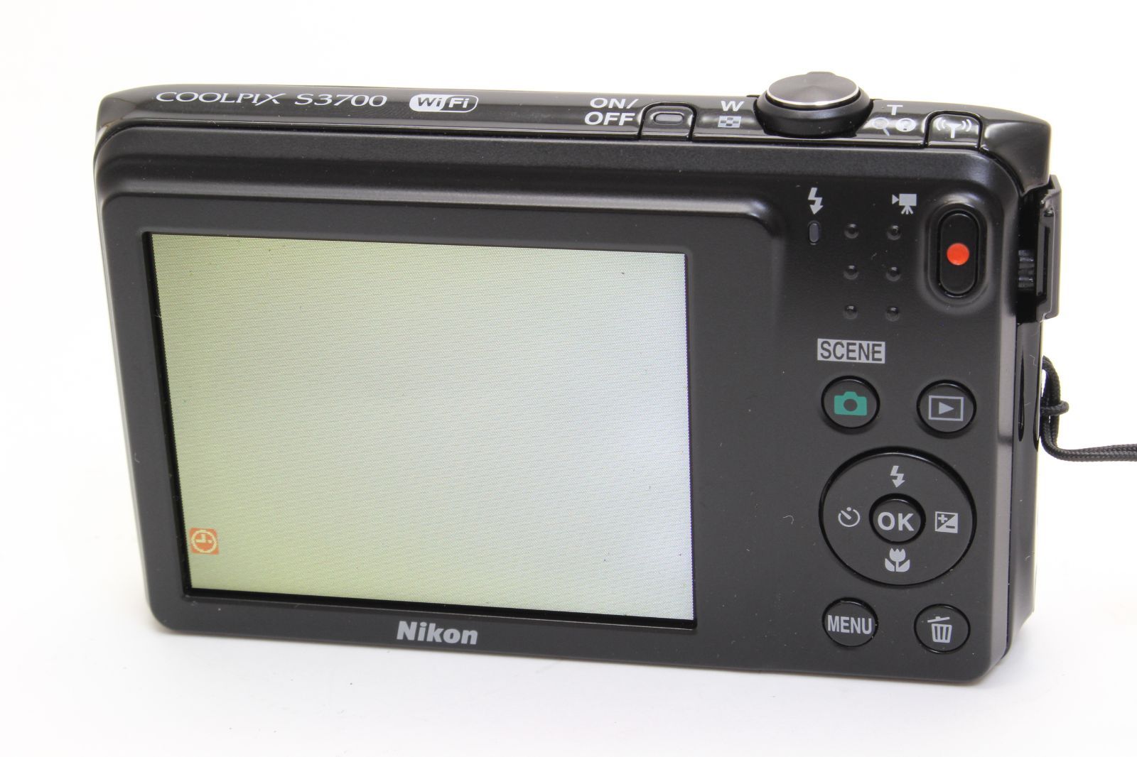 【未使用級】 Nikon COOLPIX S3700 ブラック　Wi-Fi機能付 Amazon | Nikon デジタルカメラ COOLPIX S3700 ブラック 光学8倍ズーム