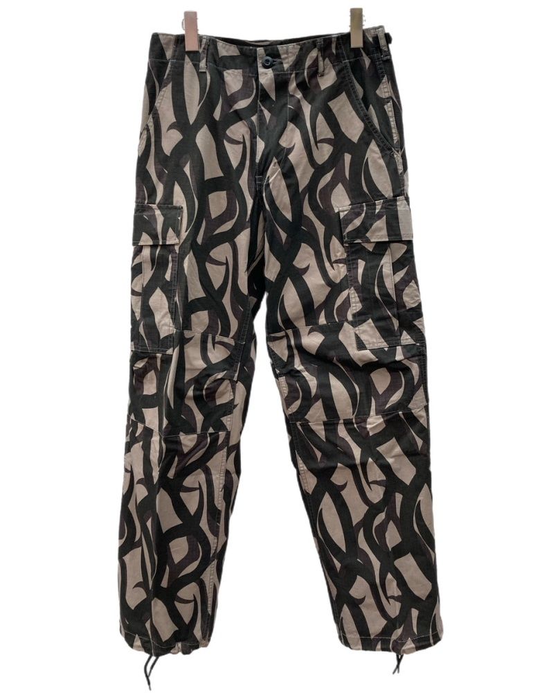 稀少 HOPE MFG.トライバルカモ カーゴパンツ リップストップ 30×33 ホープ HOPE トライバルカモ カーゴパンツ リップストップ ミリタリー