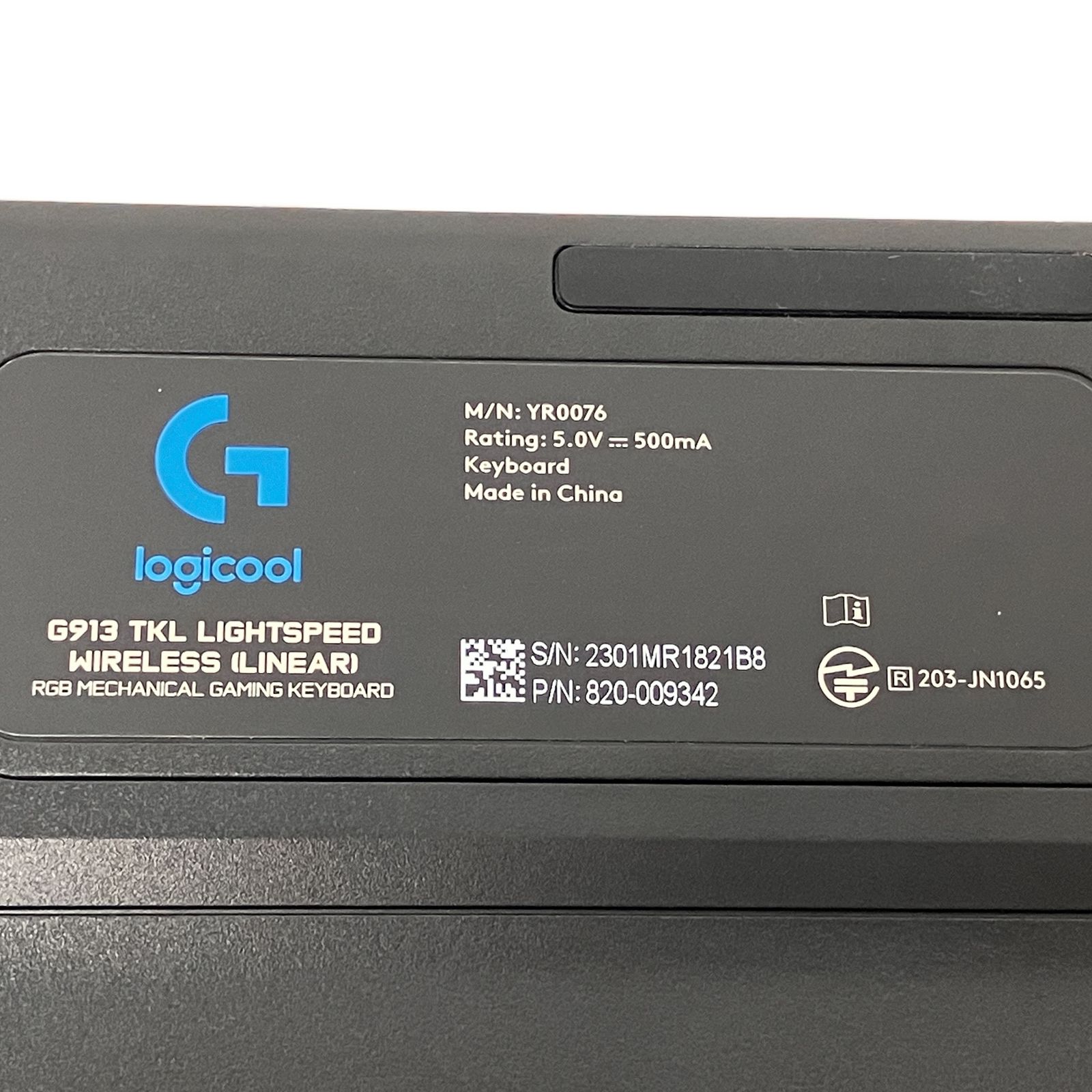  Logicool ロジクール YR 0076 G 913 TKL ゲーミングキーボード PC キーボード本体 キーボード