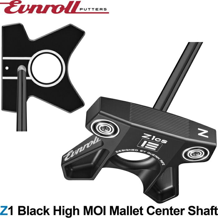 【極美品】イーブンロール　Z1 CS 34インチ EVNROLL（イーブンロール） パター ZERO Z1 cs センターシャフト 日本