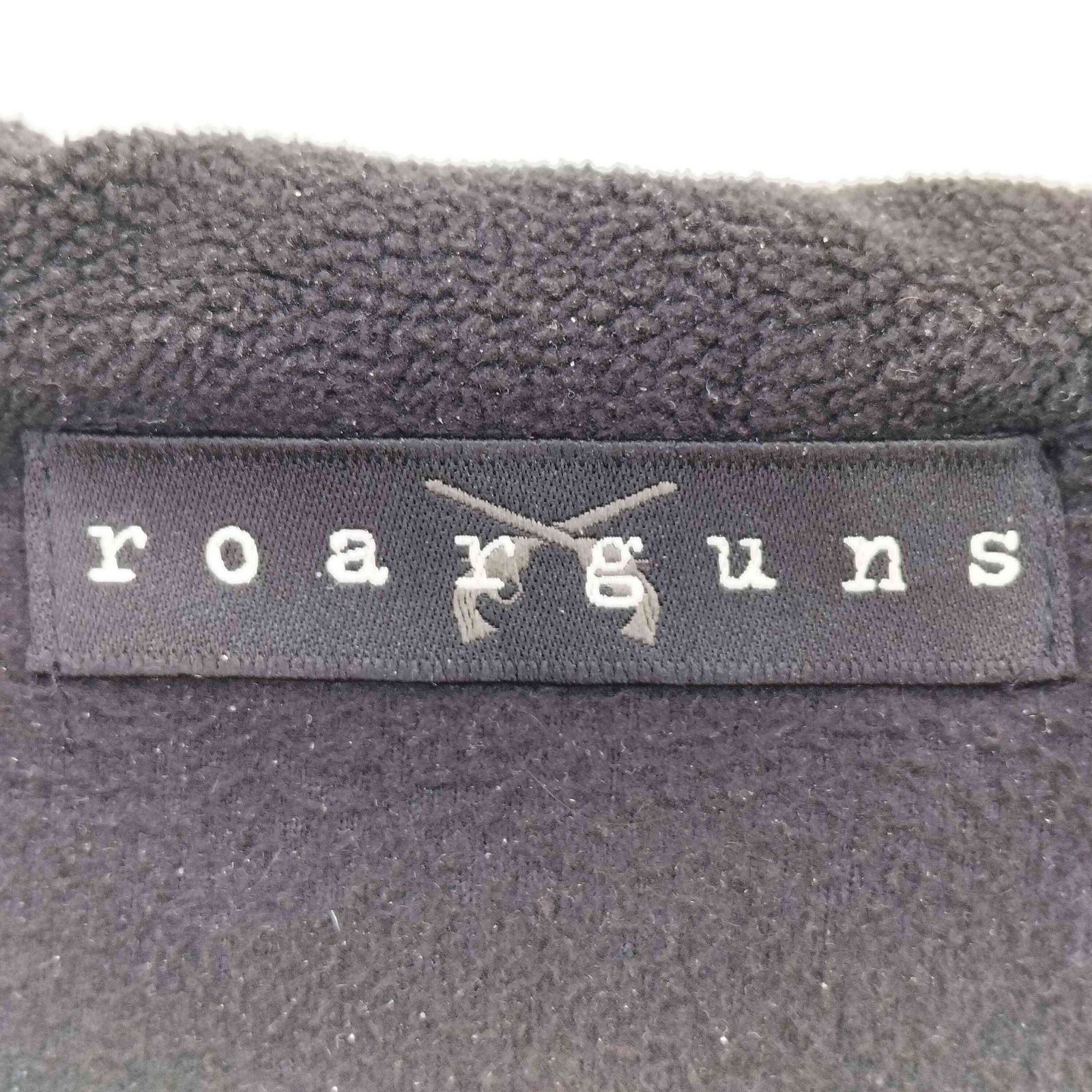 ロアーローガンス roar roarguns ロゴ刺繍 素材切替 ラインストーン