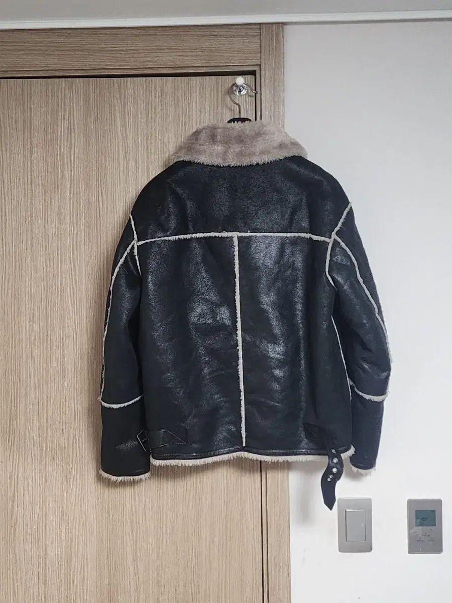 ドローフィット スウェード ムートン ジャケット m 注文 シアリング