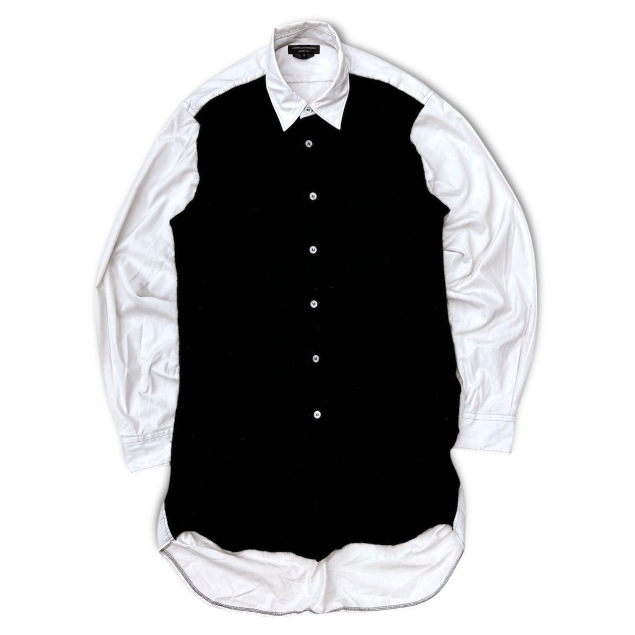 Comme des Garçons HOMME PLUS SHIRT コムデギャルソンオムプリュス 切替シャツ ドッキング