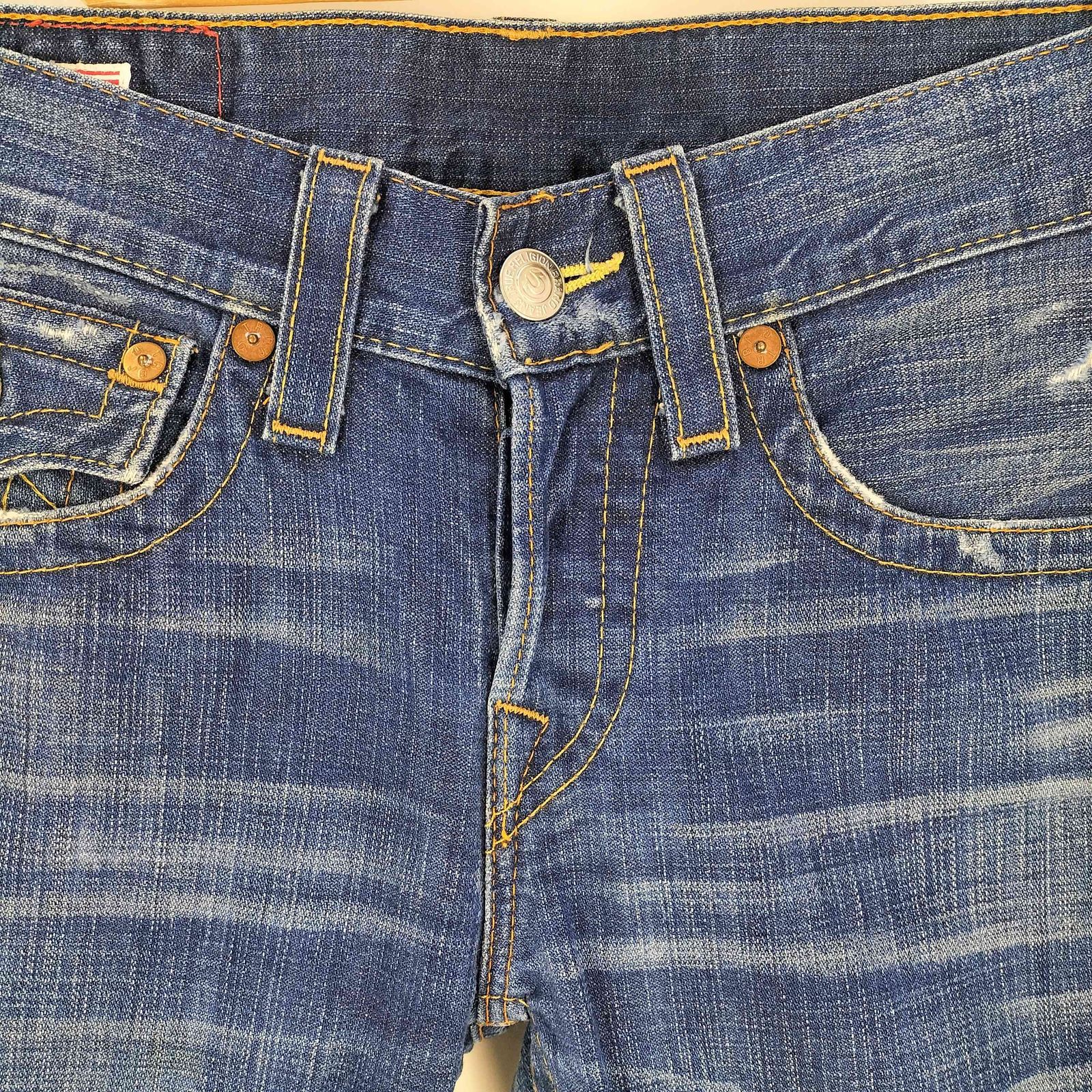 トゥルーレリジョン TRUE RELIGION USA製 BILLY ジップフライデニム