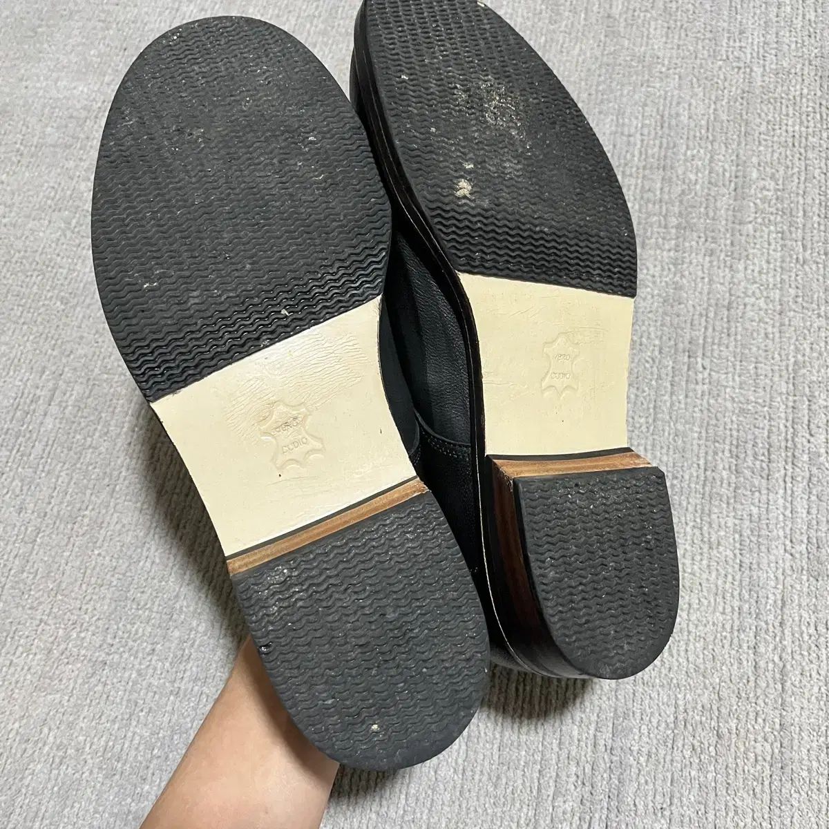  3 ポリテル POLYTERU THE B ドビ Brown Sole ローファー ブーツ 革靴