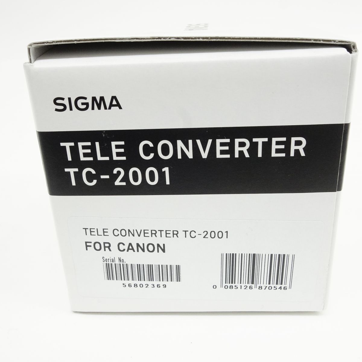 SIGMA シグマ TELE CONVERTER テレコンバーター TC-2001 キヤノン用