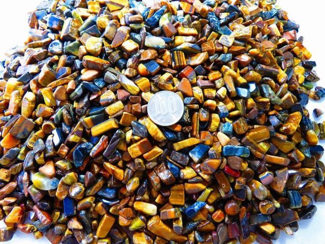 新入荷 天然宝石 虎目石 原石 10 Aさざれ石25 kgTK〇3