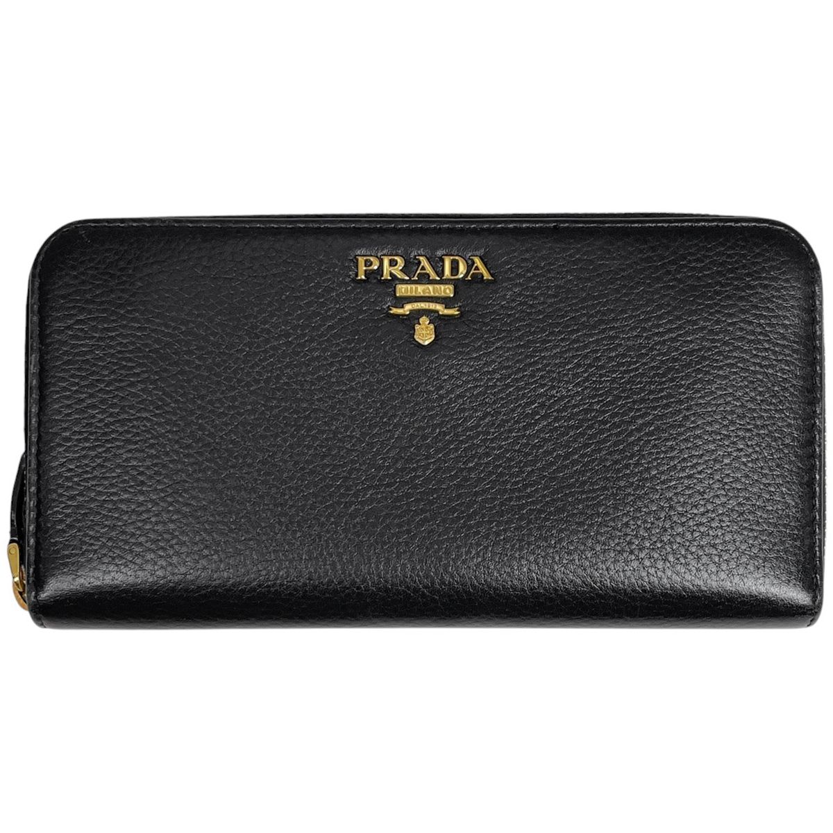 在庫一掃】 プラダ PRADA ロゴ ラウンドファスナー 長財布 ラウンド