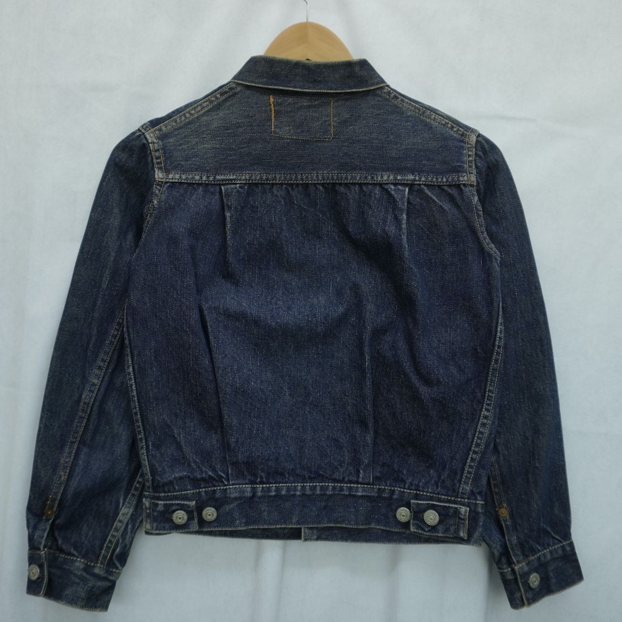 50s Levi's 2nd オリジナル ヴィンテージ 革パッチ 507XX 濃紺糊有り