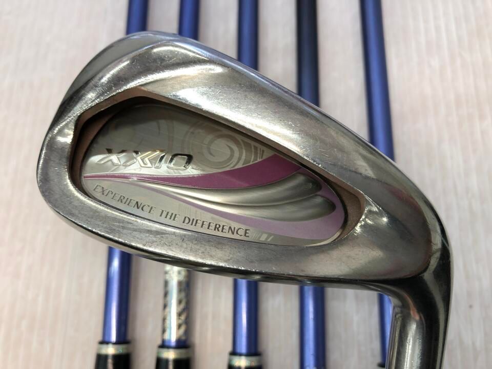 ダンロップ XXIO LADIES ブルー MP 1100 L Lフレックス アイアンセット 最短