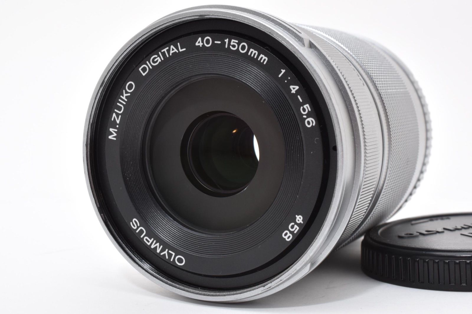 OLYMPUS オリンパス M ZUIKO DIGITAL 40 150 mm F 4 5 6 R ED MSC シルバー 望遠レンズ マイクロフォーサーズ ＃3541