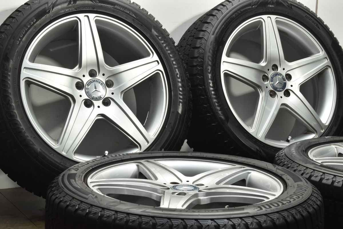 バリ溝 ベンツ W 164 ML 350 サイズ AGA ブルグ 19 in 8 5 J 56 PCD 112 ブリヂストン ブリザック DM V 3 255 50 R 251 Rクラス にも